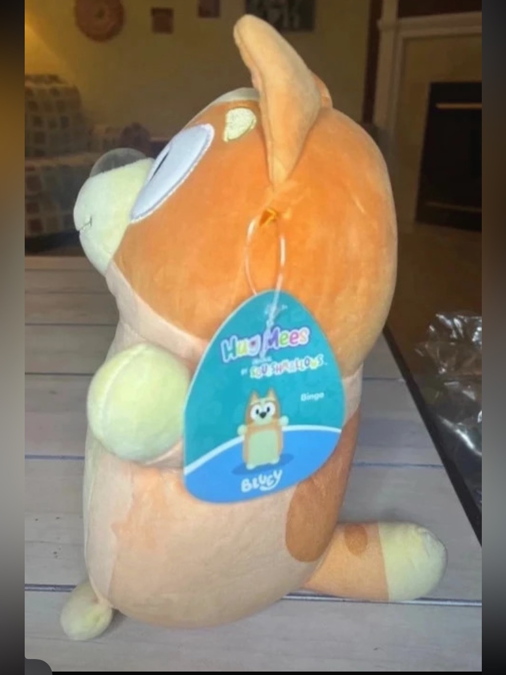 Bingo 11” HugMees by Squishmallows Plush from Disney Store - Bluey - Picture 3 of 6